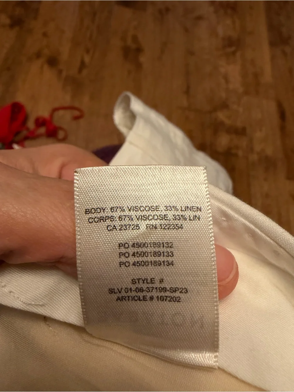 Aritzia Babaton agency Linen Pant White size 12